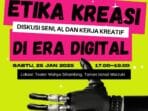 Simpul Seni Dewan Kesenian Jakarta Selenggarakan Diskusi Panel Seputar Teknologi AI dan Kerja Kreatif