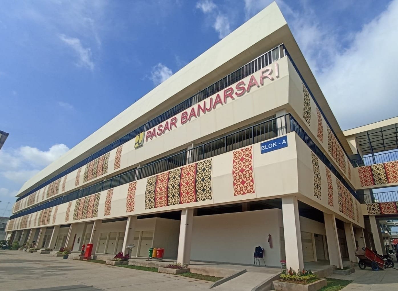 Pasar Banjarsari Pekalongan Jawa Tengah ( foto : humas pu)