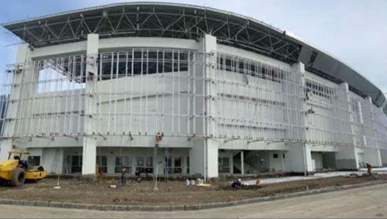 Salah satu dari ,4 stadion yg ditargetkan selesai dibangun dan direnovasi (pu)