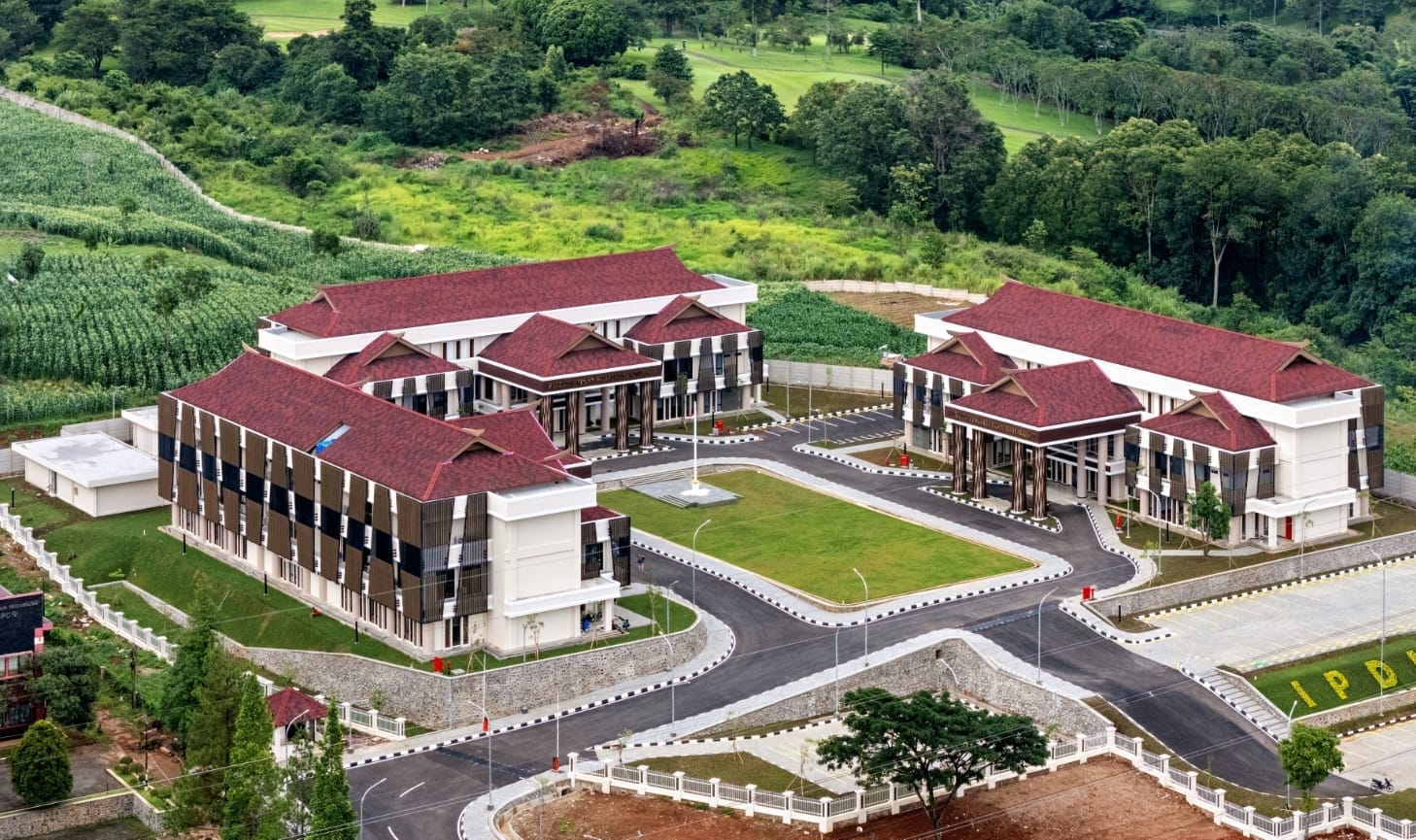 Kampus IPDN yang telah selesai dibangun Kementerian PU di Sumedang Jawabarat (pu)