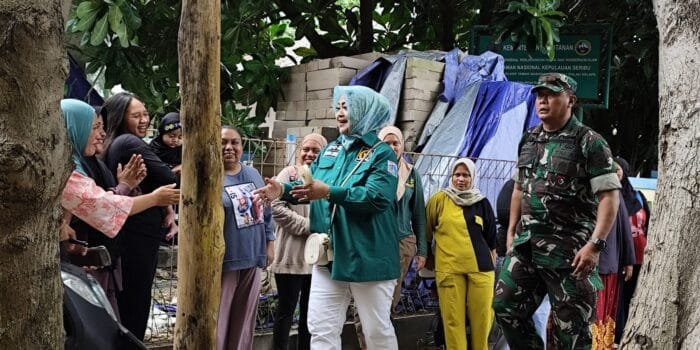 Anggota DPD RI Dapil DKI Jakarta, Fahira Idris, meninjau sejumlah Pendidikan Anak Usia Dini (PAUD) di Kelurahan Pulau Kelapa