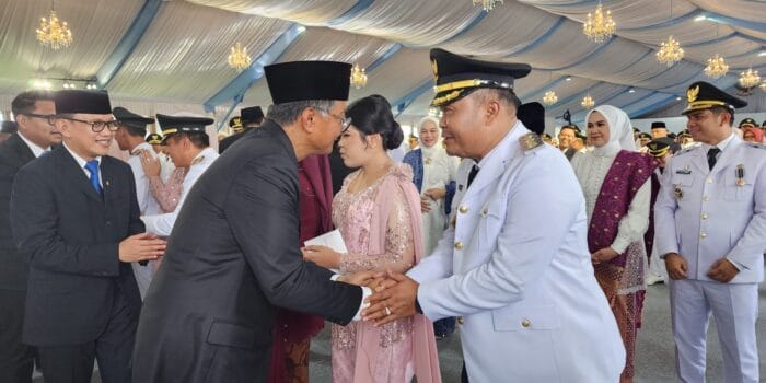 Pelantikan 961 Kepala Daerah oleh Presiden di Istana Negara, Jakarta Kamis 20 Februari 2025 ( foto: pu)