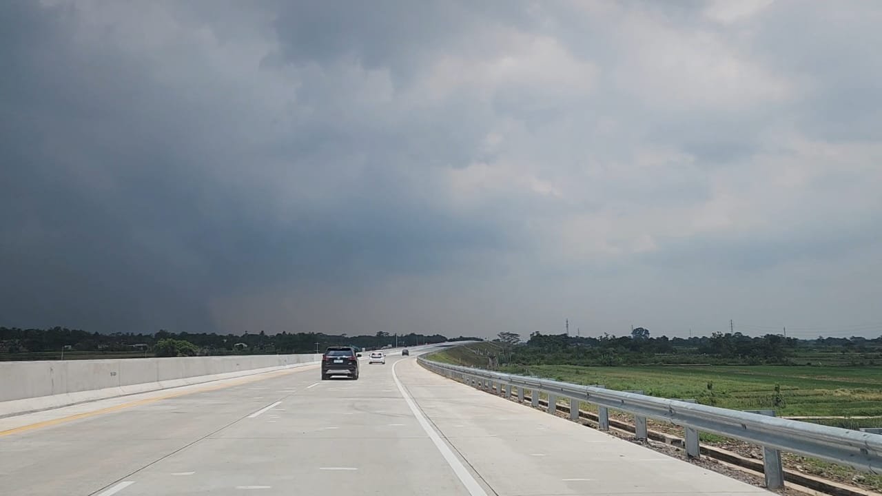 Tol NYIA yg ajan difungsionalkan saat. Mudik lebaran ( foto: puskom pu)