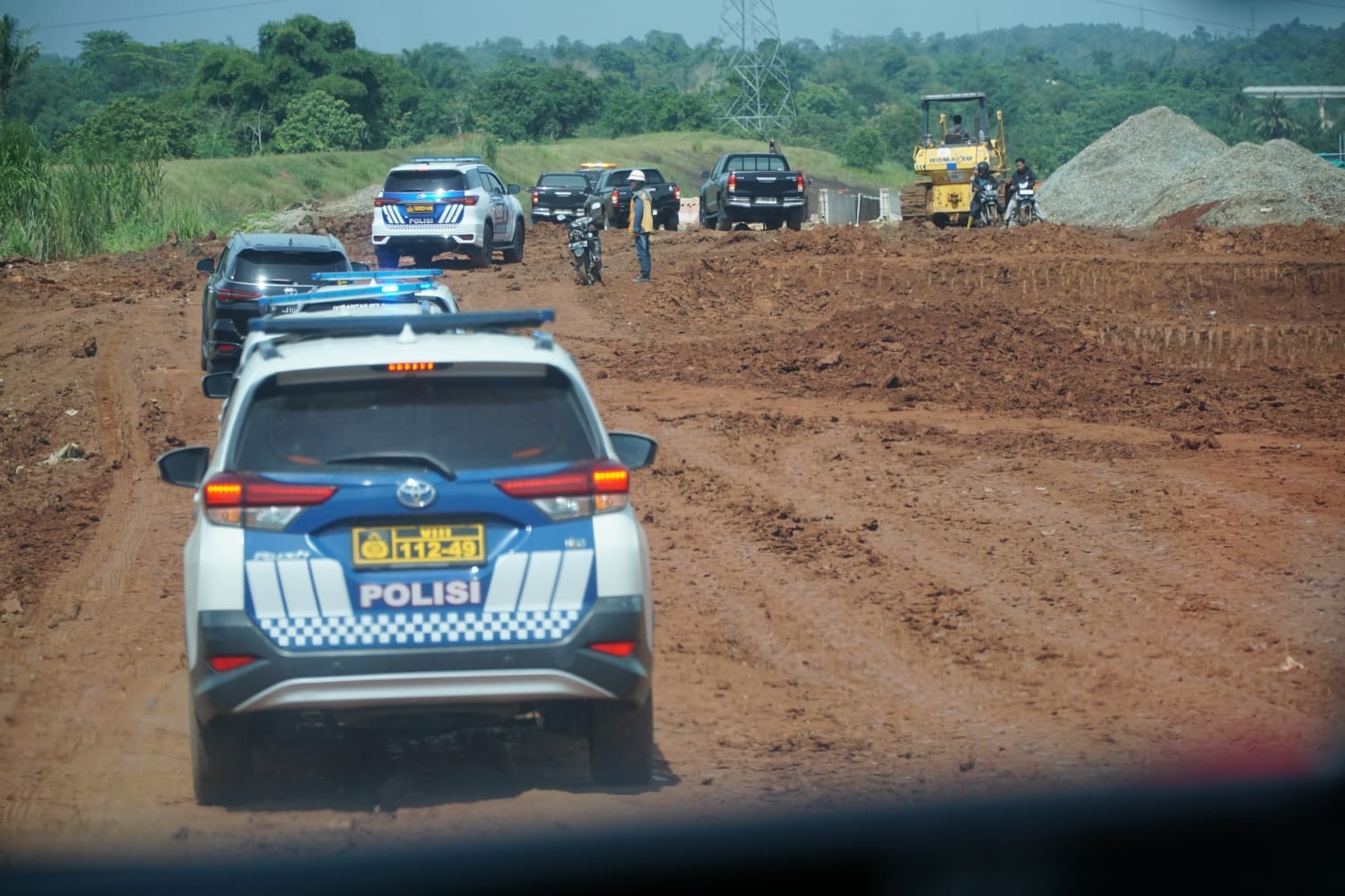 Peninjauan langsung kesiapan arus mudik lebaran antara Jasamarga dan Polda Jabar ( foto: JM )