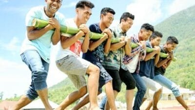 Kenangan Masa Kecil: Ratusan Siswa SDN 38 Ambon Nikmati Permainan Tradisional