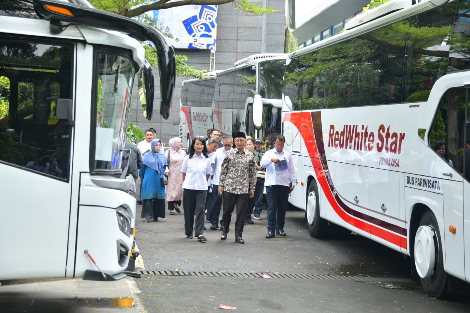 Mudik Gratis yang diadakan Kementerian PU menggunakan dana iuran Korpri PU (/vfoto ;