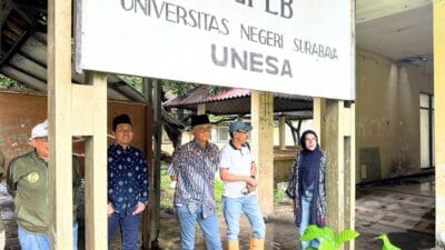 Menteri PU saat meninjau kesiapan infrastruktur usulan pembangunan sekolah rakyat di Jawa timur