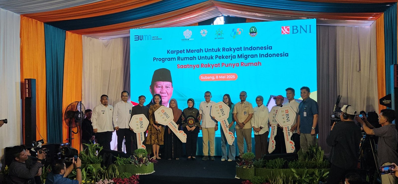 Peluncuran Perumahan Pekeja Migran Indonesia ( foto: birkom pkp/ Ristyan)