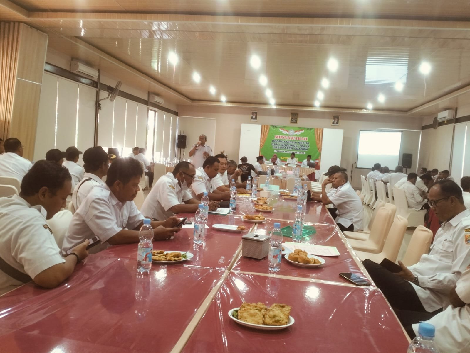 Pelaksanaan Musyawarah Reorganisasi Persatuan Pamong Praja ( Praja ) Kabupaten Sragen ( foto : dok Praja )