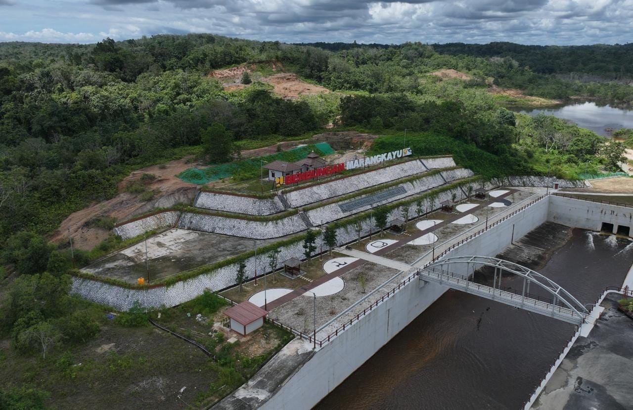 Bendungan Marangkayu masuk dal daftar PSN ( foto: birkom pu)