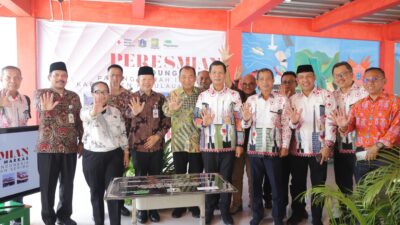 Peresmian Markas PMI Kepulauan Seribu di Pulau Untung Jawa. (Humas PMI DKI Jakarta)
