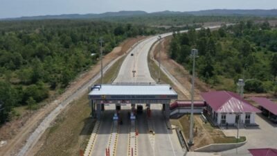 Gerbang Tol Blang Bintang Aceh ( foto: birkom pu)