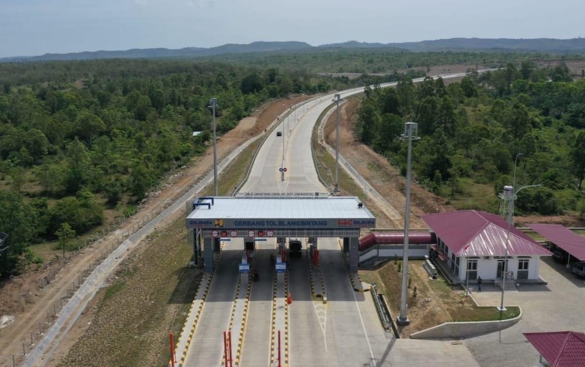 Gerbang Tol Blang Bintang Aceh ( foto: birkom pu)