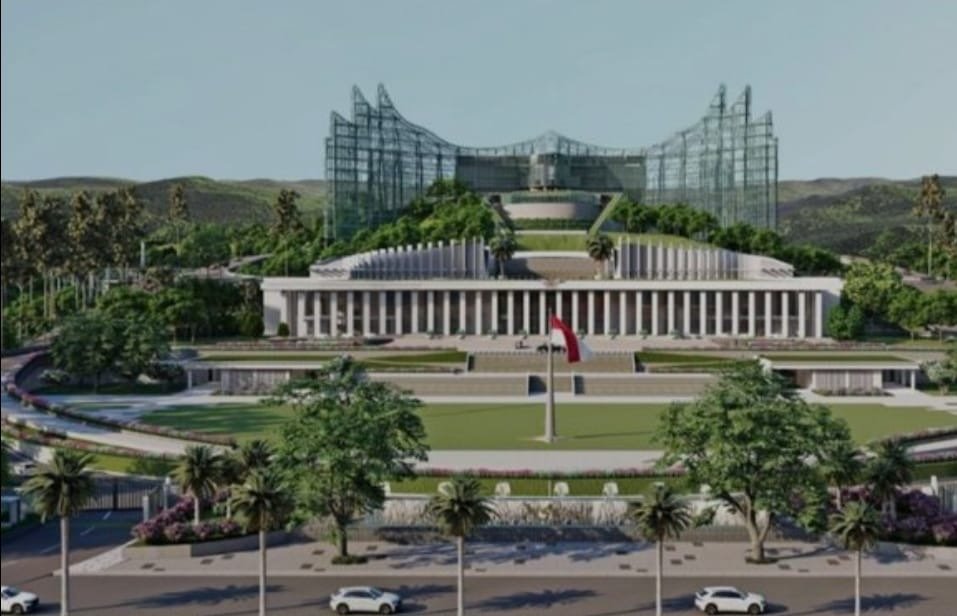 Istana Negara di IKN ( foto: birkom pu)