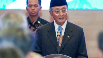 Menteri PU saat pembentukan Satgas Tri Banyu Arutala di Jakarta