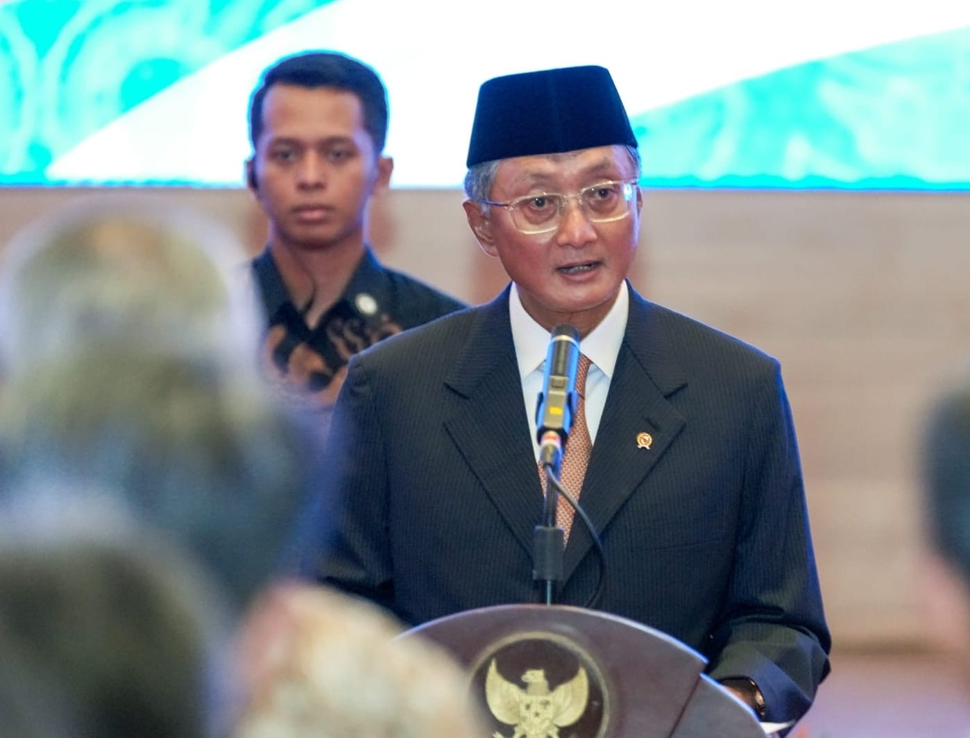 Menteri PU saat pembentukan Satgas Tri Banyu Arutala di Jakarta