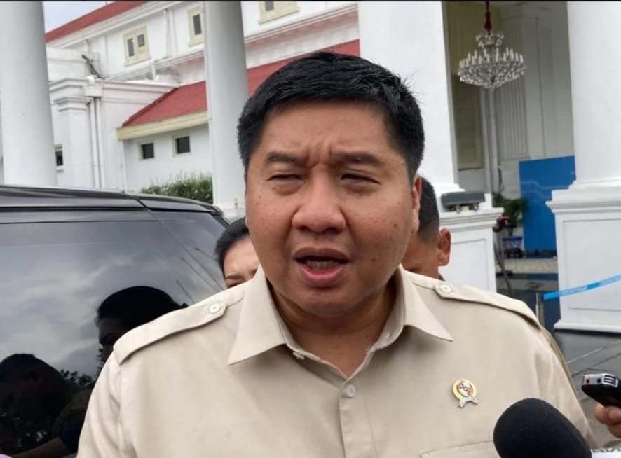 Menteri Ara : cap PSN memang tidak menjadi prioritas yang diusulkan untuk didapat dalam program 3 Juta Rumah. ( foto: SPN/Dinda)