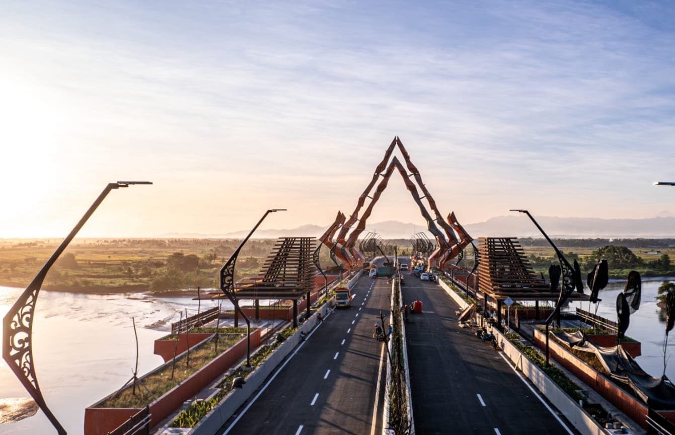 Jembatan pandansimo dipercepat untuk pacu pertumbuhan ekonomi ( foto: birkom pu)