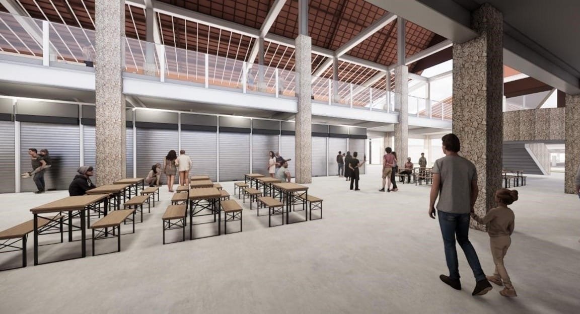 Tersedia juga tempat untuk wisata kuliner untuk menarik pengunjung ( foto: birkom pu)