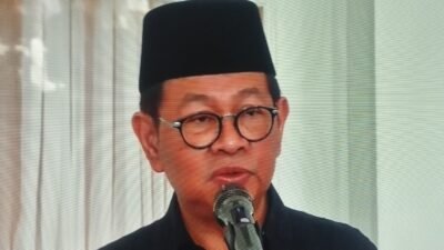 Gubernur DKI Pramono Anung saat memberikan keterangan kepada media terkait imbas kota jakarta pasca demo ( foto: tangkapan layar)