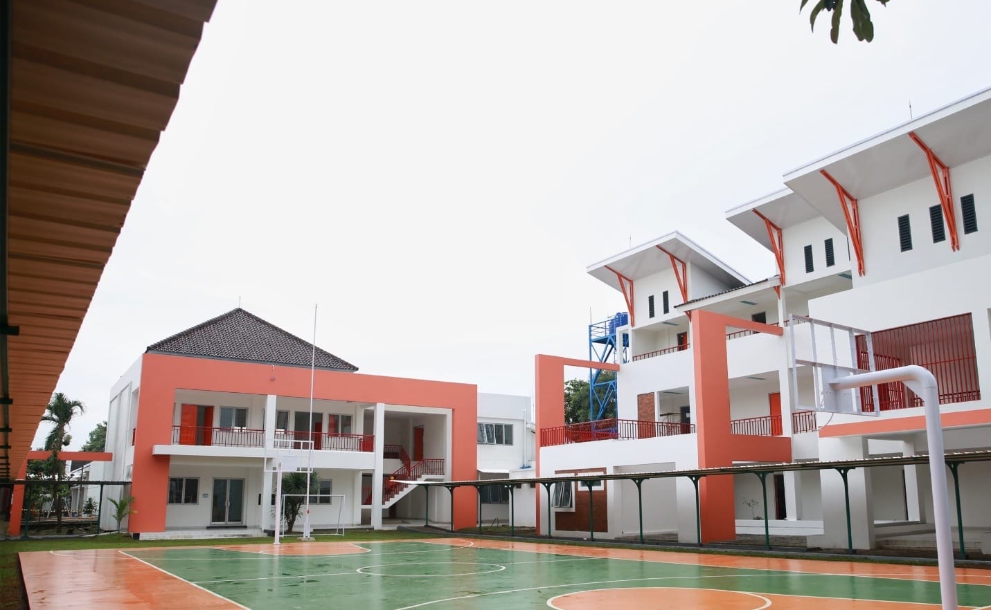 Salah satu Sekolah Rakyat yang dibangun Kementerian PJ ,( foto: birkom pu)