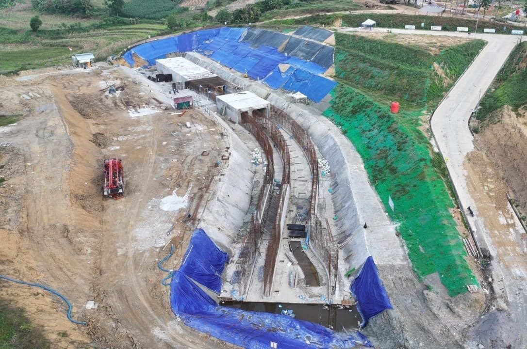 Bendungan Cabean juga untuk dukung swasembada pangan ( foto: birkom pu)