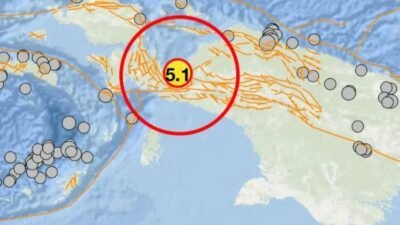 Pusat Gempa menurut laporan dari BMKG ( foto: bmkg)