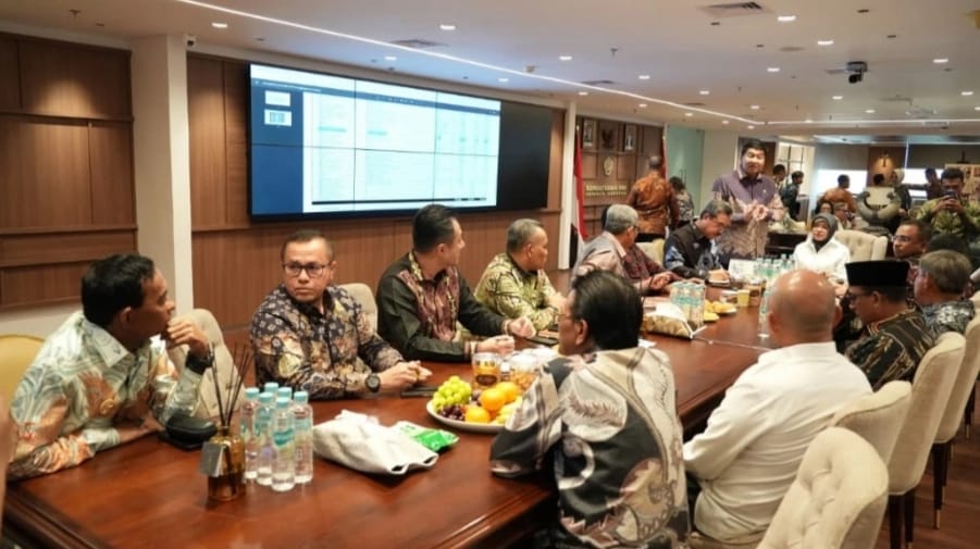 Suasana Rapat bersama sebelum MoU dilakukan ( foto: birkom pkp)