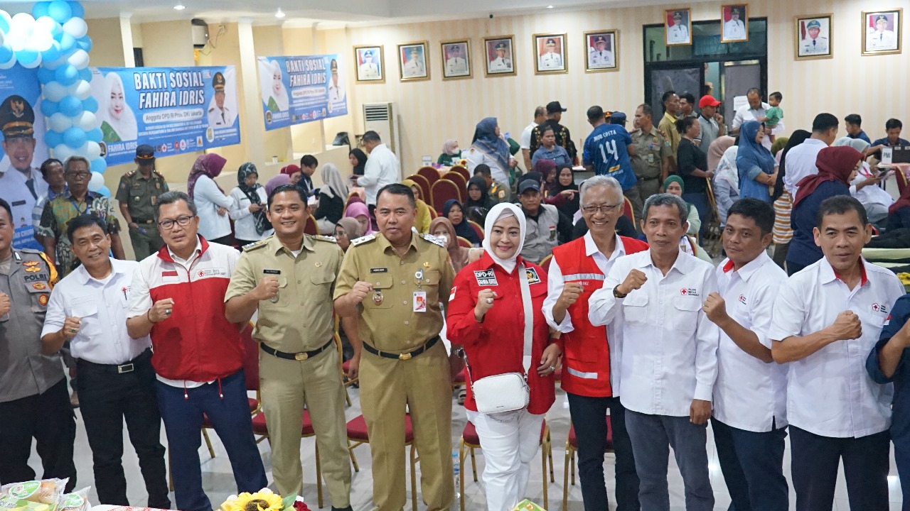 Pada 14 Oktober, aksi donor darah digelar di Pulau Pramuka bekerja sama dengan PMI Provinsi DKI Jakarta. Foto: Furqon