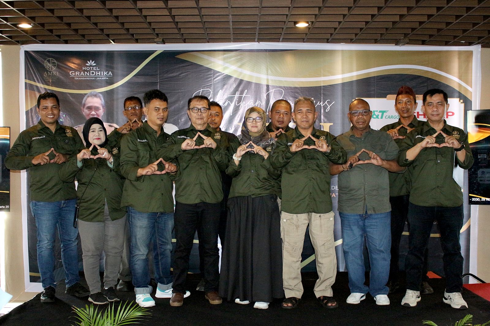 Pengurus AMKI yang dilantik  ( spn/ dinda)