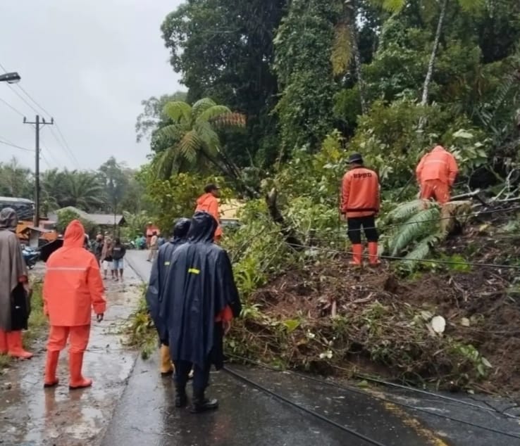 Longsor di tapanuli selatan dn tengah ( humas pu)
