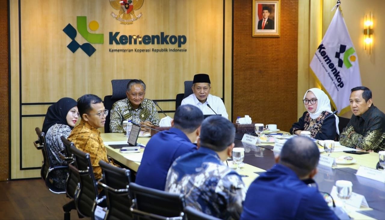Rapat bersama terkait MoU bangunan fisik kopdes merah putih ( humas pu)