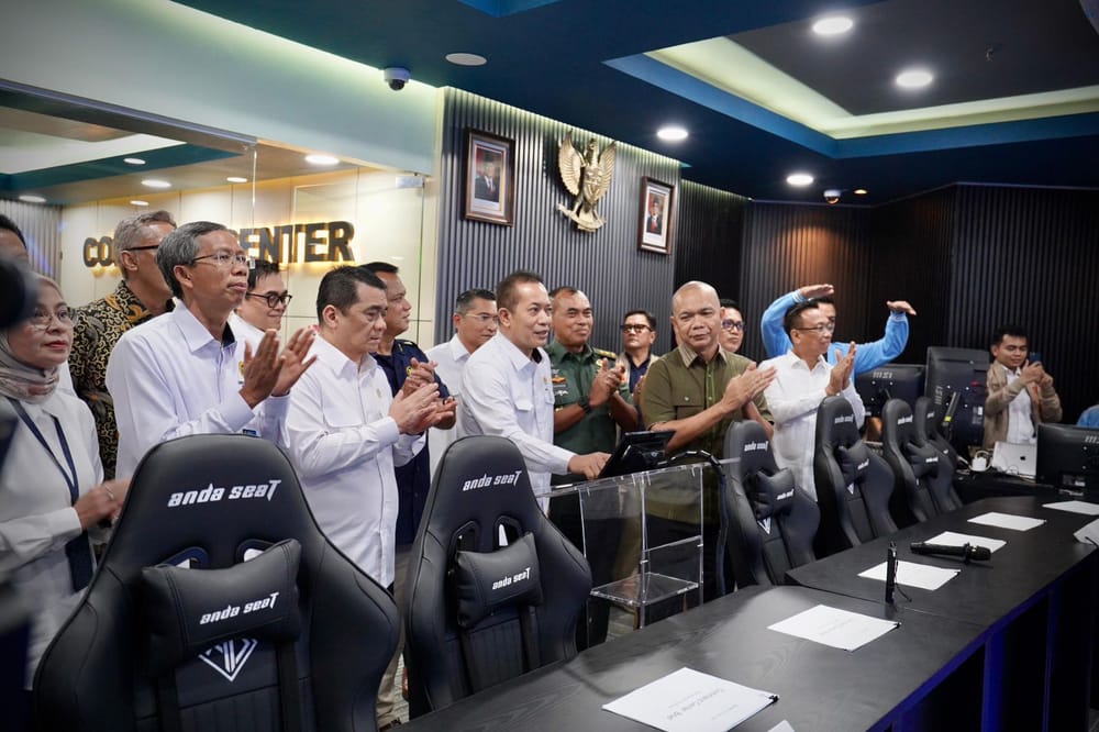 Ruang Comand Center yang dibuat Kemenkop untuk mewujudkan koperasi yang aman ( humas kemenkop)