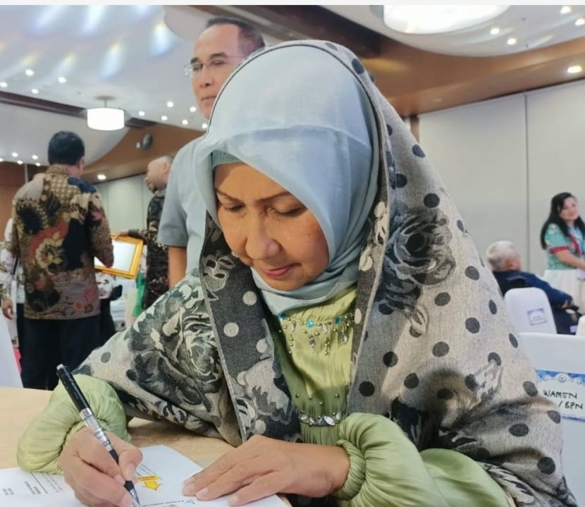 Ketua Umum Jangkar Fatiyah Suryani Mile ( humas jangkar)