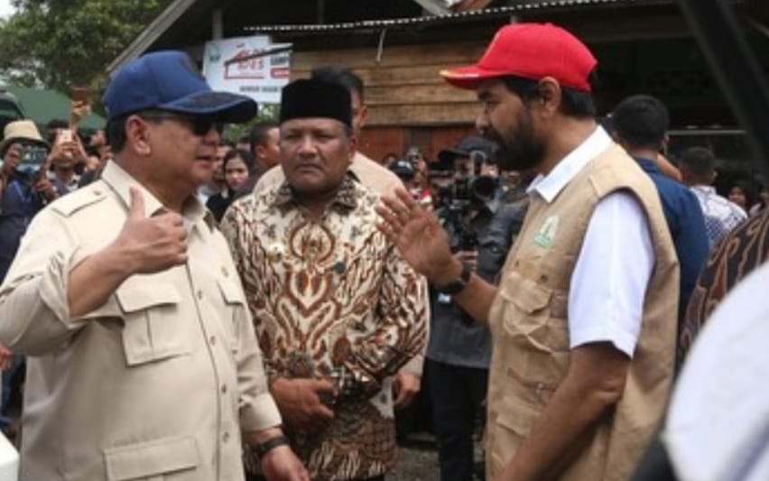 Prabowo minta Bupati Aceh Selatan dipecatoleh Mendagri ( setneg)