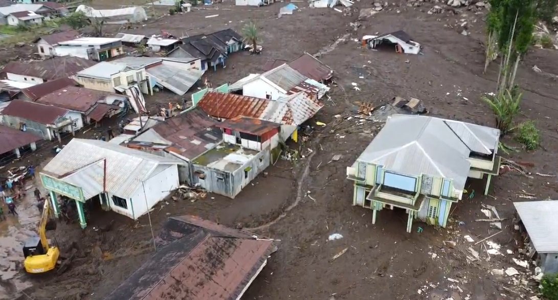 Rumah Warga yang Terdampak Banjir Bandang (Foto : BPJN Jateng)