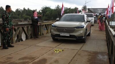 Jembatan Darurat Bailey Mulai Digunakan (Foto: Birkom PU)