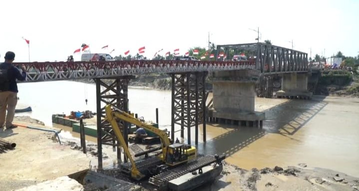 Jembatan Darurat Bailey (Foto: Birkom PU)