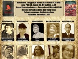 Peluncuran dan Diskusi Dua Antologi Puisi LK.Ara, Syair Riwayat Sultanah Safiatuddin dan Restu