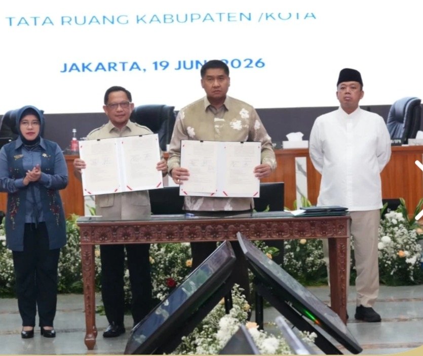 Menteri PKP usai teken SKB dengan Mendagri (Humas PKP)