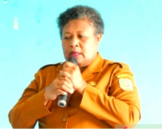 Kepala Dinas Pemberdayaan Perempuan, Perlindungan Anak, Pengendalian Penduduk, dan Keluarga Berencana (DP3AP2KB) Kabupaten Mimika, Yohana Arwam,