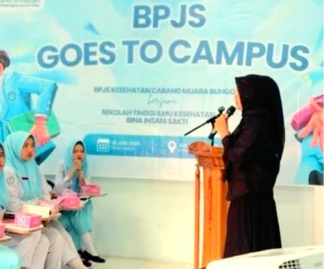 Sosialisasi Program BPJS Kesehatan bagi Mahasiswa Institut INTI (Foto : Istimewa)