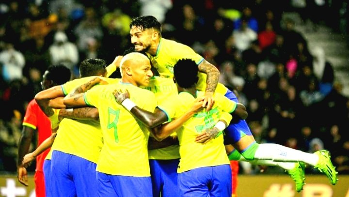 Euforia Tim Nas Bradil Usai Mengalahkan Skotlandia 3-0 (Foto :Istimewa)