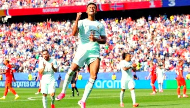 Euforia Pemaim Psncis, Usai Mencetak Gol Ke Gawang Norwegia (Foto :  Istimewa)