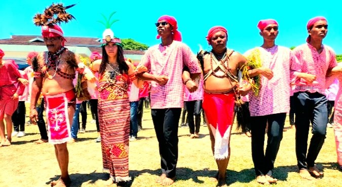 Tari Muka Muka (Foto : Istimewa)
