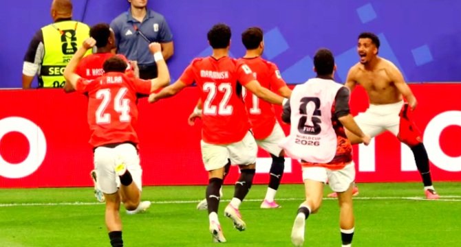 Euforia Timnas Mesir Usai Menundukan Australia di Babak 32 Besar (Foto : Istimewa)