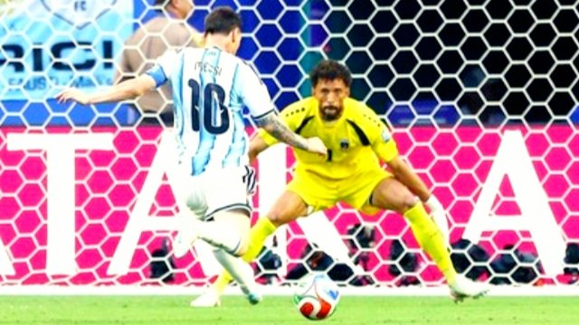 Gol ke-7 Messi di Musim Piala Duna 2026 Ketika Melawan Tanjung Verde (Foti : Istimewa)