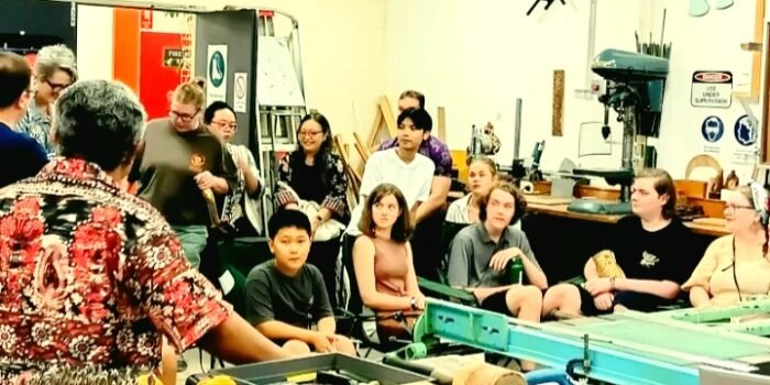 Screenshot_20260716-144037_Samsung Browser Antusiasme Mahasiswa Charles Darwin University Mengikuti Whorksop Alat Musik Tradisional Maluku (Foto : Istimewa)