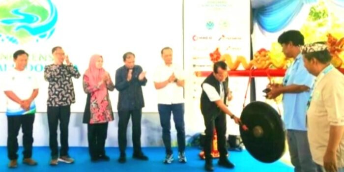 Kadis Lingkungan Hidup Jatim Nurkholis Membuka Konferensi Sungai Indonesia 2026 di Trawas Jawa Timur (Foto : Istimewa)