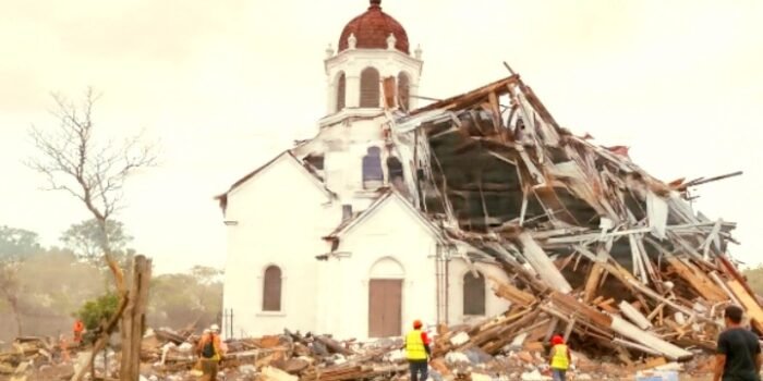 Gereja Yang Rusak Akibat Gempa Bumi 15 Agustus 2026 Mulai Diperbaiki